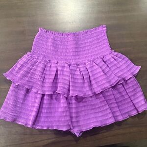 Purple Tiered Skort